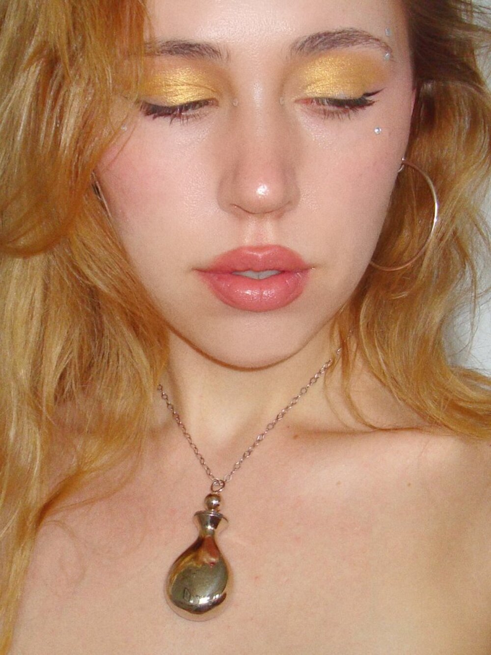 Vintage Sterling Silver Vessel Necklace